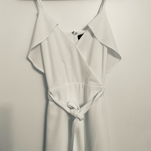 Lavish Alice Cold Shoulder Midi Dress - Picture 2 of 8